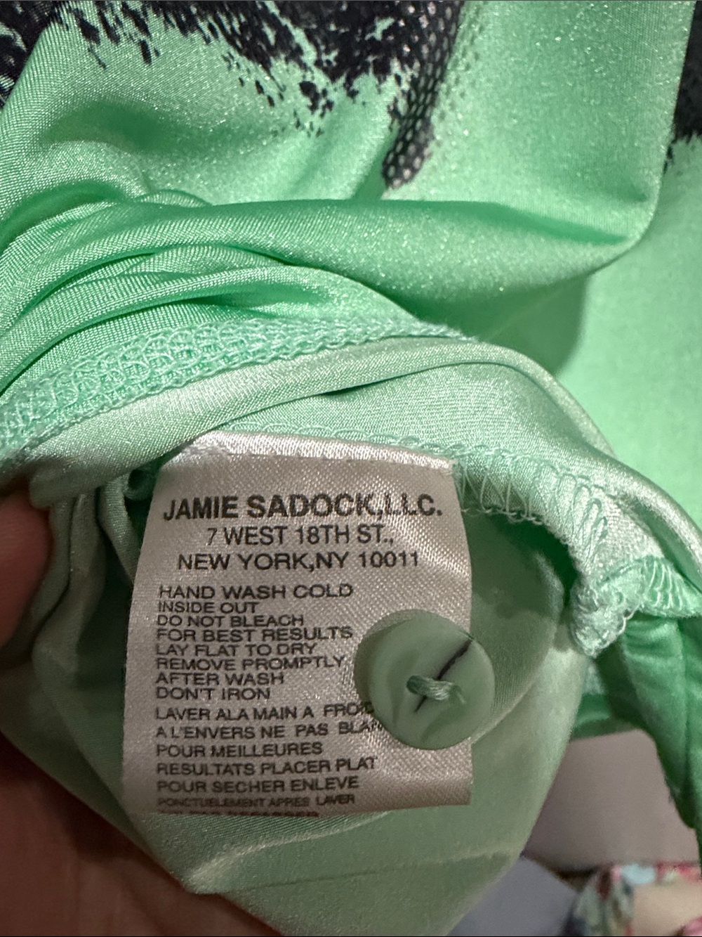 Jamie Sadock Green Abstract Golf Top size L - Picture 5 of 5